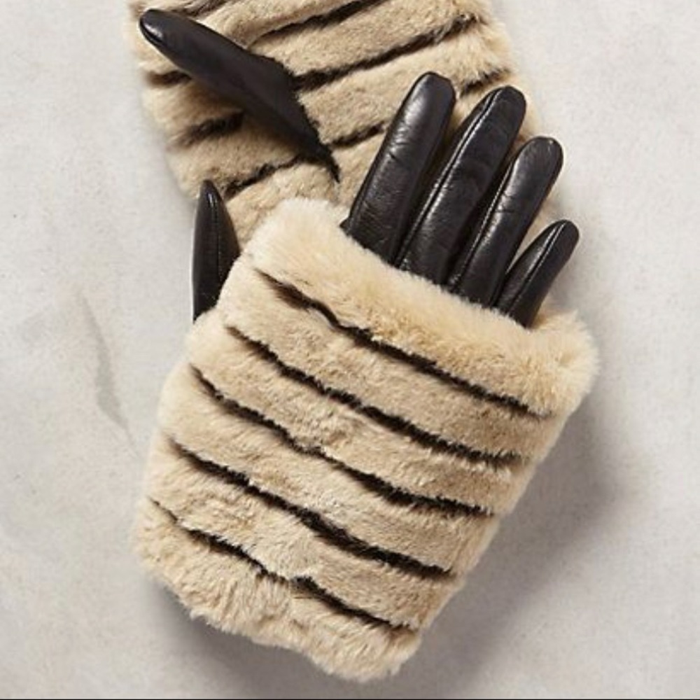 Beautiful Anthropologie Gloves- genuine leather!